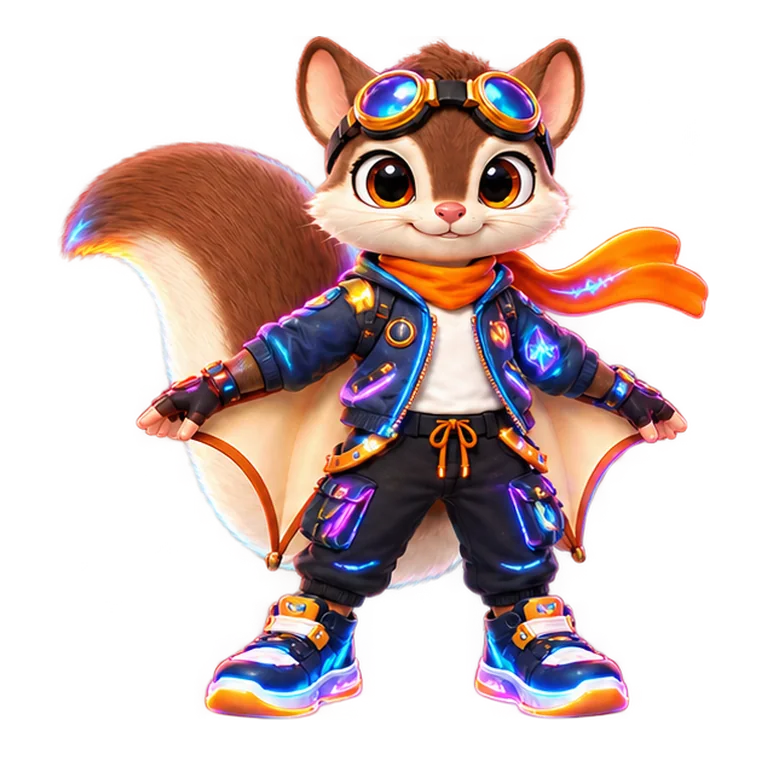 Orbit in Neon Overdrive style