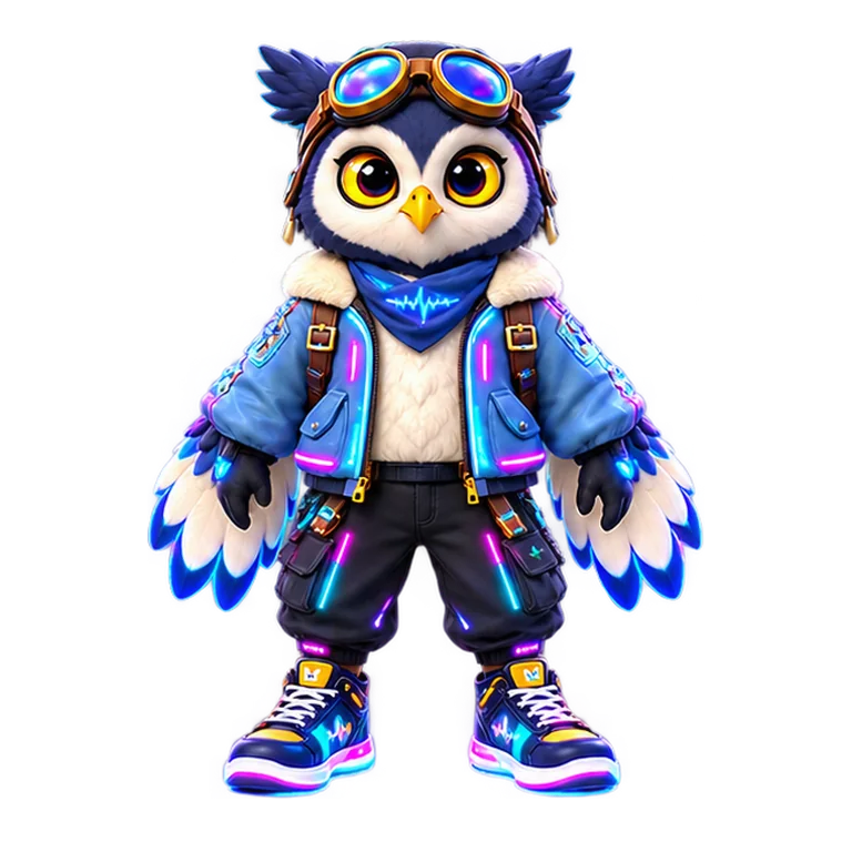 Swoop in Neon Overdrive style